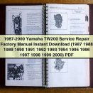 1987-2000 Yamaha TW200 Service Repair Factory Manual (1987 1988 1989 1990 1991 1992 1993 1994 1995 1996 1997 1998 1999 2000)