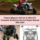 Polaris Magnum 330 4x4 & HDS ATV Complete Workshop Service Repair Manual 2003 2004