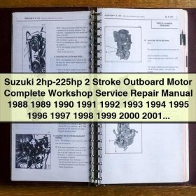 Suzuki 2hp-225hp 2 Stroke Outboard Motor Workshop Service Repair Manual 1988-2003