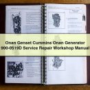 Onan Genset Cummins Onan Generator 900-0519D Service Repair Workshop Manual