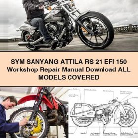 SYM SANYANG ATTILA RS 21 EFI 150 Workshop Repair Manual All ModelS COVERED