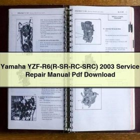 Yamaha YZF-R6(R-SR-RC-SRC) 2003 Service Repair Manual Pdf