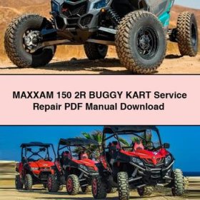 MAXXAM 150 2R BUGGY KART Service Repair Manual