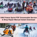 1986 Polaris Sprint Snowmobile Service Repair Manual