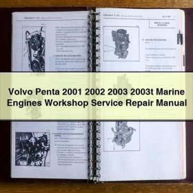 Volvo Penta 2001 2002 2003 2003t Marine Engines Workshop Service Repair Manual