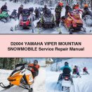 D2004 Yamaha VIPER MountIAN Snowmobile Service Repair Manual