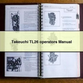 Takeuchi TL26 operators Manual PDF Download