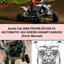 Arctic Cat 2008 PROWLER 650 H1 Automatic 4X4 GREEN U2008P1S4BUSG [Parts Manual]