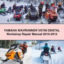 Yamaha WAVRUNNER VX700 Digital Workshop Repair Manual 2010-2012