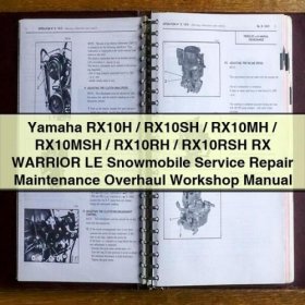 Yamaha RX10H Series WARRIOR LE Snowmobile Service Repair Maintenance Workshop Manual