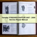 Yamaha YFM250RX RAPTOR 2007-2009 Service Repair Manual