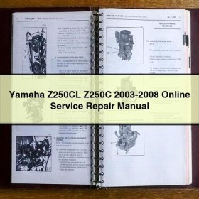 Yamaha Z250CL Z250C 2003-2008 Online Service Repair Manual