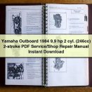 Yamaha Outboard 1984 9.9 hp 2 cyl. (246cc) 2-stroke Service/Shop Repair Manual