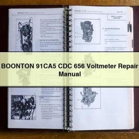 BOONTON 91CA5 CDC 656 Voltmeter Repair Manual