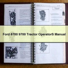 Ford 8700 9700 Tractor OperatorS Manual