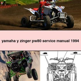 yamaha y zinger pw80 Service Repair Manual 1994