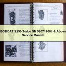 BOBCAT S250 Turbo SN 520711001 & Above Service Repair Manual