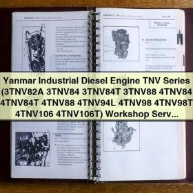 Yanmar Industrial Diesel Engine TNV Series Workshop Service Repair Manual