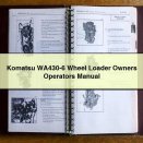 Komatsu WA430-6 Wheel Loader Owners Operators Manual