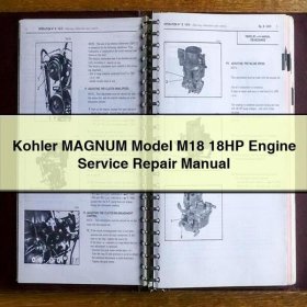 Kohler MAGNUM Model M18 18HP Engine Service Repair Manual