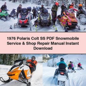 1976 Polaris Colt SS Snowmobile Service Repair Manual