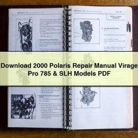 2000 Polaris Repair Manual Virage Pro 785 & SLH Models