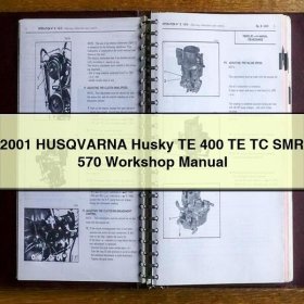 2001 HUSQVARNA Husky TE 400 TE TC SMR 570 Workshop Manual