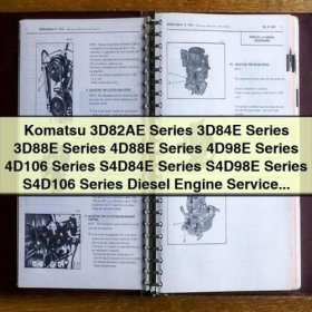KOMATSU 3D82AE-4D106 Series Diesel Engine Service Repair Manual PDF Download