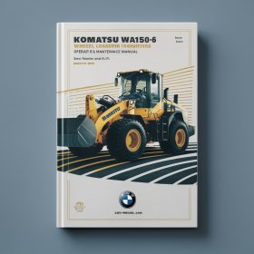 Komatsu WA150-6 Wheel Loader Operation & Maintenance Manual (Serial Number: 80051 and up)