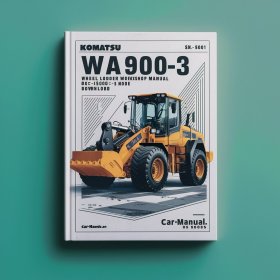 Komatsu WA900-3 Wheel Loader Service Repair Workshop Manual (SN: 50001 and up)
