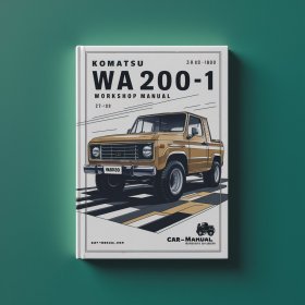 Komatsu WA200-1 Workshop Manual