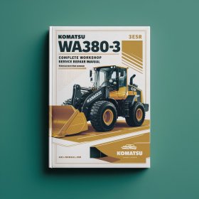 Komatsu WA380-3 Wheel Loader Complete Workshop Service Repair Manual